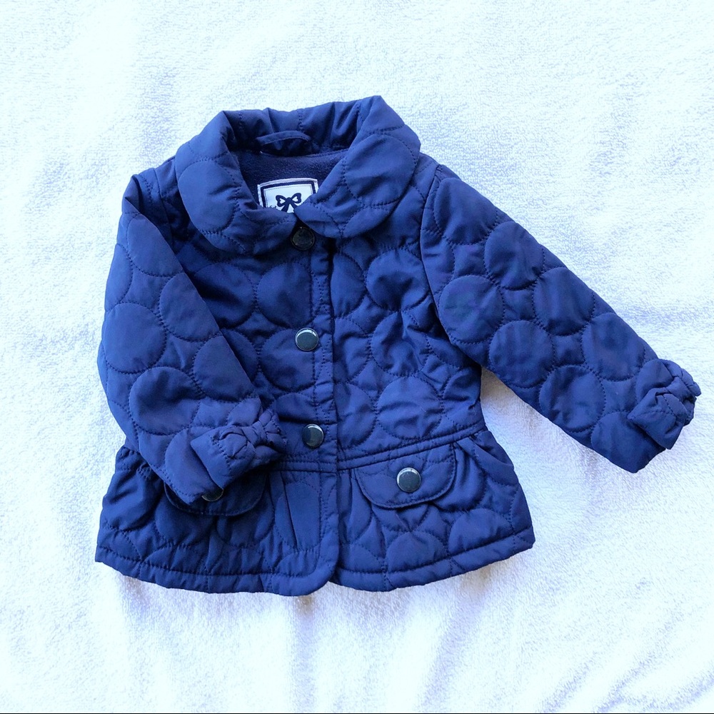 Lite Weight Navy Jacket 6-12 Months